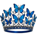 :73377bluebutterflycrown: