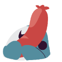 blobhaj_w_sausage