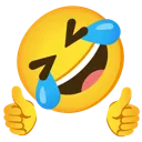 laughing