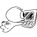 Bootysillyguywithcomputer
