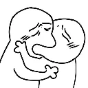 kissing