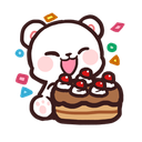36532milkcake Discord sticker from 𝜗𝜚 .gg／𝓓izzyland 🧿⋆˚࿔