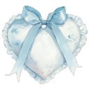 14182blueheart Discord sticker from 𝜗𝜚 .gg／𝓓izzyland 🧿⋆˚࿔