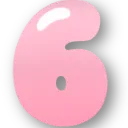 330376numbersix6pink