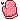 Pink mittens with white polka dots and a small heart icon.