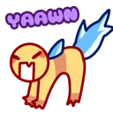 sharkyawn Discord sticker from trans chompers
