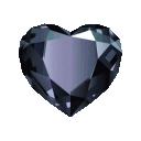 blkdiamondheart animated GIF emoji from Hollanov Haven -`♡´-