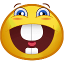happy custom emote from Friend server