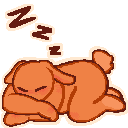 TEL_bunnysleepingcurledup Discord sticker - Bunny Emotes