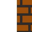 Pepe the Frog peeking out from behind a brick wall.