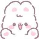 zzzzabunny custom emote - ｡　/fluffybunnies 　.