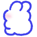 bunnyignore custom emote - ｡　/fluffybunnies 　.