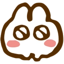 o_bunnyplead Discord sticker from ｡　/fluffybunnies 　.