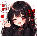 ByeKissy Discord sticker from Darlings