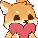 dogshibaheart