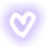 glowingheartpurple