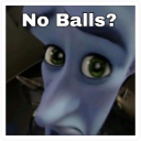 :NoBallsMegamindSticker: