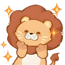 Cute_Excited Discord sticker from Whatever Server