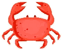 5_ntcrab animated Discord emote from ノtype · chat · vc · giveaways · social · chill
