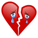 5_heartbroken Discord Emoji from ノtype · chat · vc · giveaways · social · chill