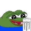 pepewithwhitemonster