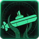 Submarine being grabbed by a tentacle on a green radar display.