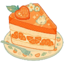 OrangeCake Discord sticker - Ink & Espresso