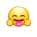 tonguepullingface