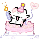 bday_kitty Discord sticker - OwO