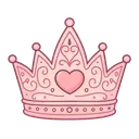 pinkcrownwithheart