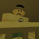 A blocky, yellow-skinned character with a sad, downturned mouth and dark hair.