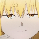 Anime girl with half-lidded eyes and a subtle smirk looking down with a smug expression.