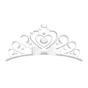 white_tiara