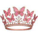 Pink_butterfly_crown Discord Emoji - VR Elite Official