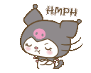 kuromi_hmph Discord emoji