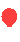 Red sphere glowing against a black background.