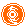Davesprite symbol in pixel art style featuring an orange circular emblem with white abstract markings.