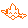A small orange pixelated creature with a smug, closed-eye expression.