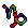 Capricorn zodiac symbol rendered in a bright rainbow pixelated gradient.