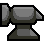 Anvil depicted in a simple gray pixel art style.