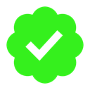 greenverified custom emote from Minecraft Advertisement Center