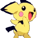 BadPichu animated GIF emoji from Secret Pichu Club