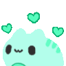 Mint Blob Discord emoji