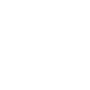 A white pixelated number one centered on a black square background.