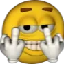 1911yellowguydoublemiddlefinger1