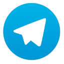 Paper airplane silhouette centered inside a solid blue circle.