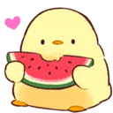 chick_watermelon