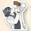 Anime character looking into an empty brown wallet with a sad expression.