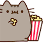 5577_Pusheen_popcorn Discord sticker - Voice Calls
