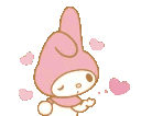 mymelodyblowkiss_mini animated GIF emoji - ₍ᐢᐢ₎      ✿  ੭   mιnι  cαƒe  ♡⃘ ⊹